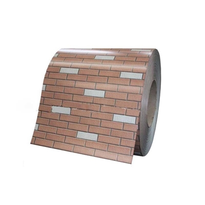 Brick Pattern PPGI Prepainted Galvanized Steel Coil