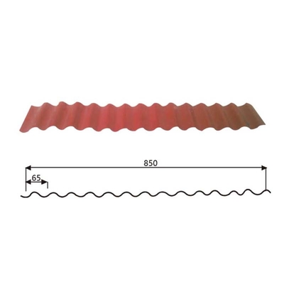 Red Color Coated Steel Roof Sheet PPGI PPGL