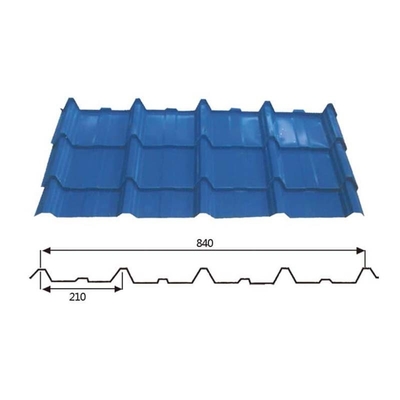 Blue Ral Color Coated Roof Sheet PPGI PPGL