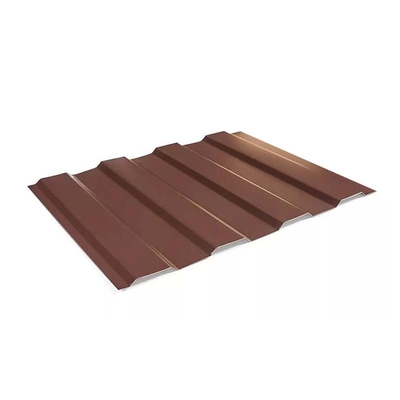 Brown Color Coated Steel Roof Sheet PPGI PPGL