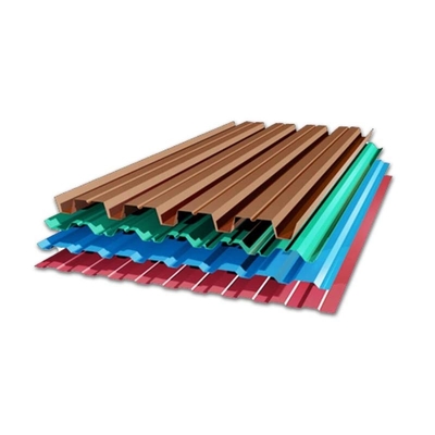 Angled Shape Color Coated Steel Roof Sheet