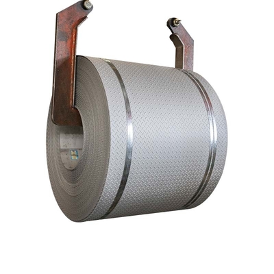 Checkered Stainless Steel Coil Non-Slip