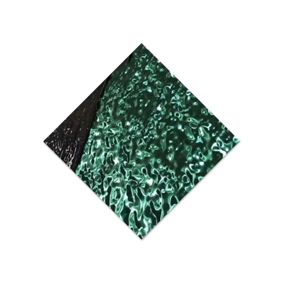 Water Ripple Pattern Stainless Steel Sheet Plate Colored Embossed