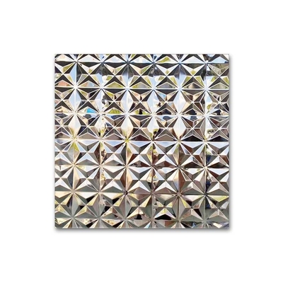 Water Ripple Pattern Stainless Steel Sheet Plate Colored Embossed