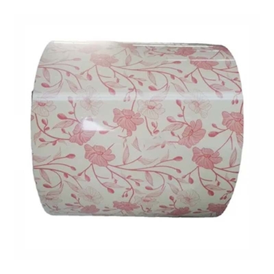 Printed Flower Pattern Prepainted Galvanized Steel Coil