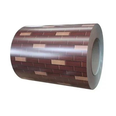 Brick Pattern PPGI Prepainted Galvanized Steel Coil