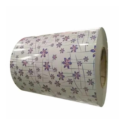 Printed Flower Pattern Prepainted Galvanized Steel Coil